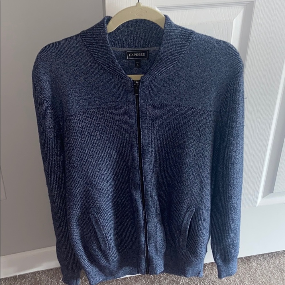 Express men’s zip up sweater
